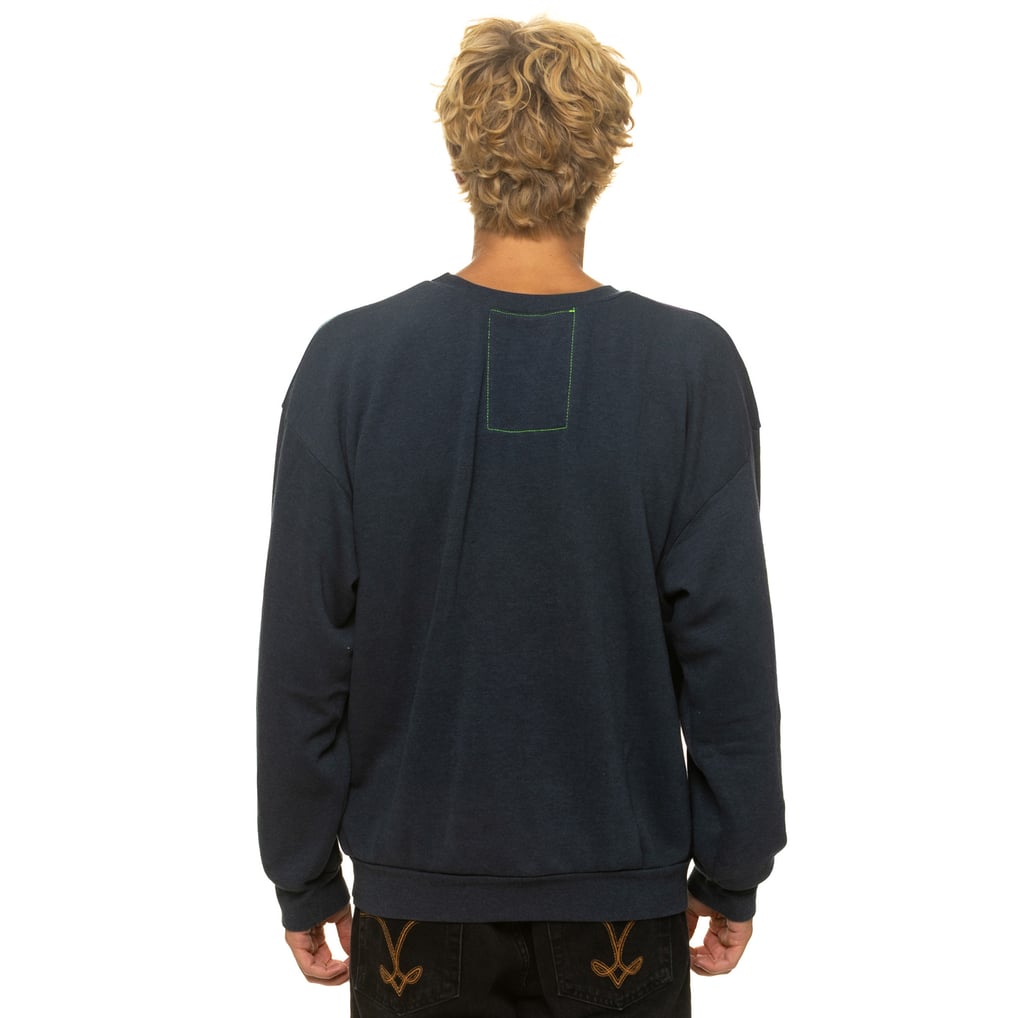 Baltimore Ravens Aviator Nation Unisex Relaxed Tri-Blend Sweatshirt - Charcoal