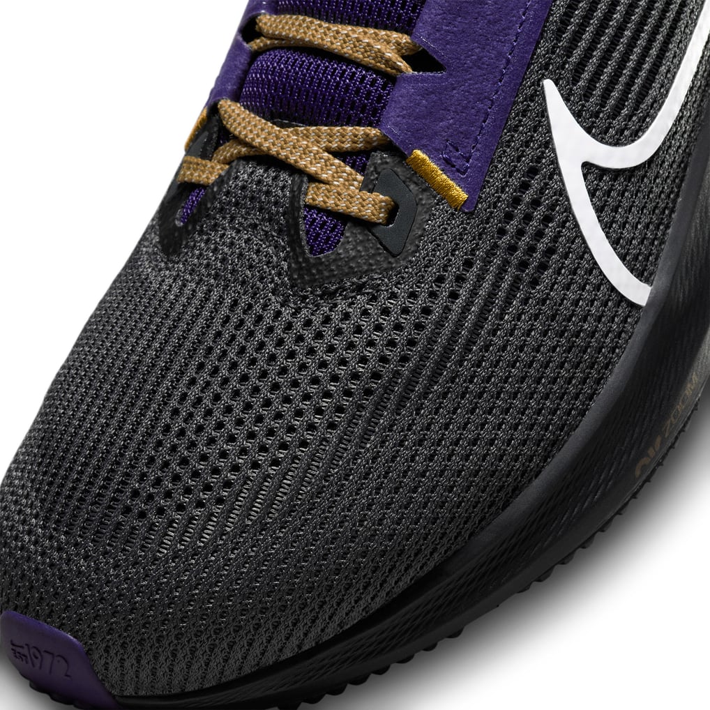 Unisex Nike Anthracite Baltimore Ravens Zoom Pegasus 40 