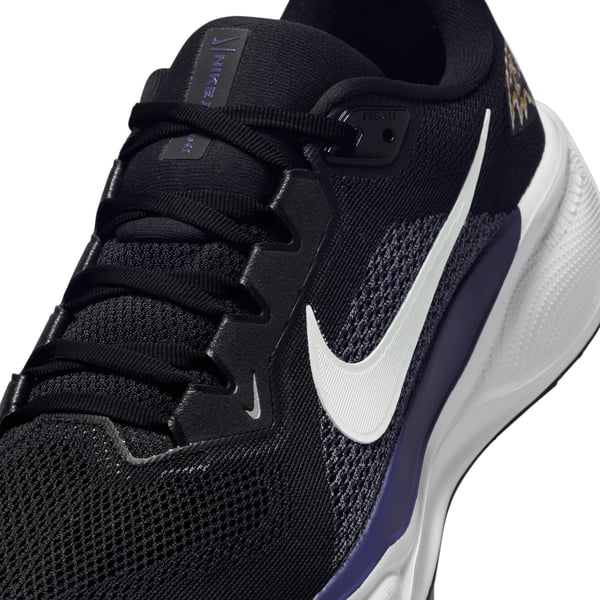 Nike Air Zoom Pegasus 41 \'Baltimore Ravens\' Men\'s Size 10‎ Shoes Sneakers Black Unisex Baltimore Ravens Nike Black Zoom Pegasus 41 Running Shoes main image 3
