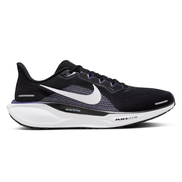 Unisex Nike Black Baltimore Ravens Zoom Pegasus 41 Running Shoes display picture 3