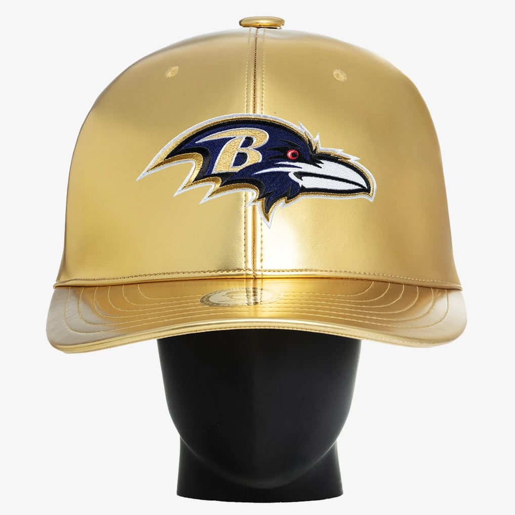 Baltimore Ravens Noggin Boss Unisex Big Hat - Gold
