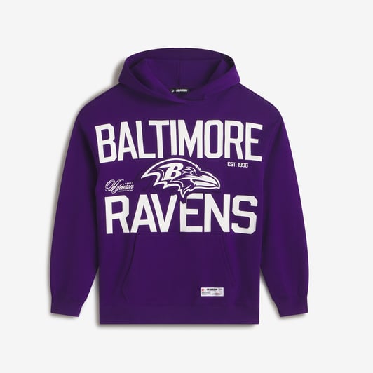  Baltimore Ravens Off Season x NFL Unisex Oversized Hoodie - Purple