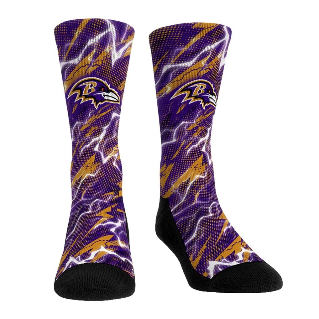 Baltimore Ravens Rock Em Unisex Team Tones Three-Pack Crew Socks