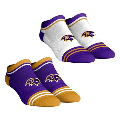 Baltimore Ravens Rock Em Unisex Team Color Low-Cut Ankle Socks - Purple
