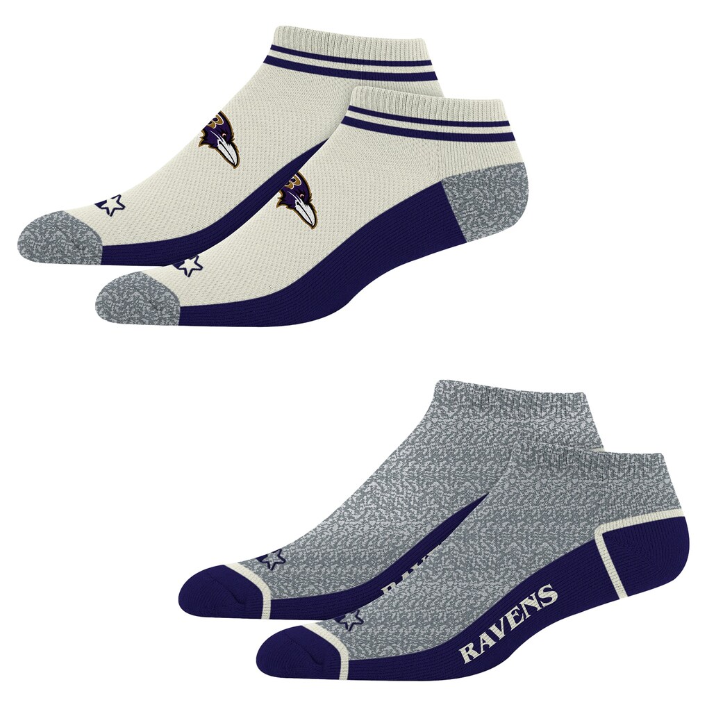  Baltimore Ravens Starter Unisex Two-Pack Double Play Ankle Socks