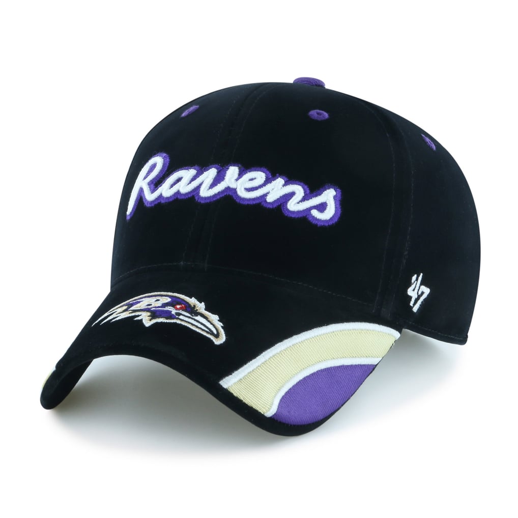 Baltimore Ravens '47 Women's Velvet Denim Script MVP Adjustable Hat - Black