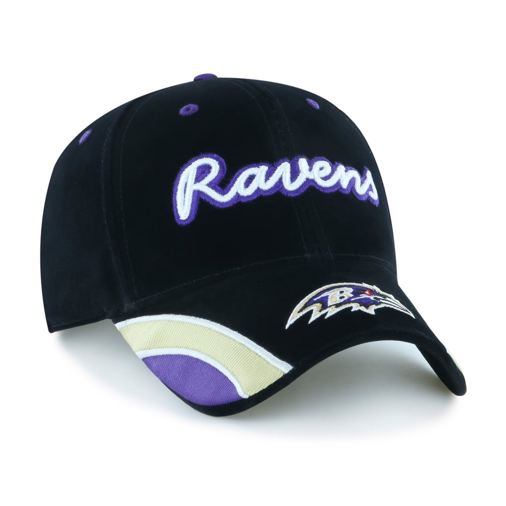 Baltimore Ravens '47 Women's Velvet Denim Script MVP Adjustable Hat - Black