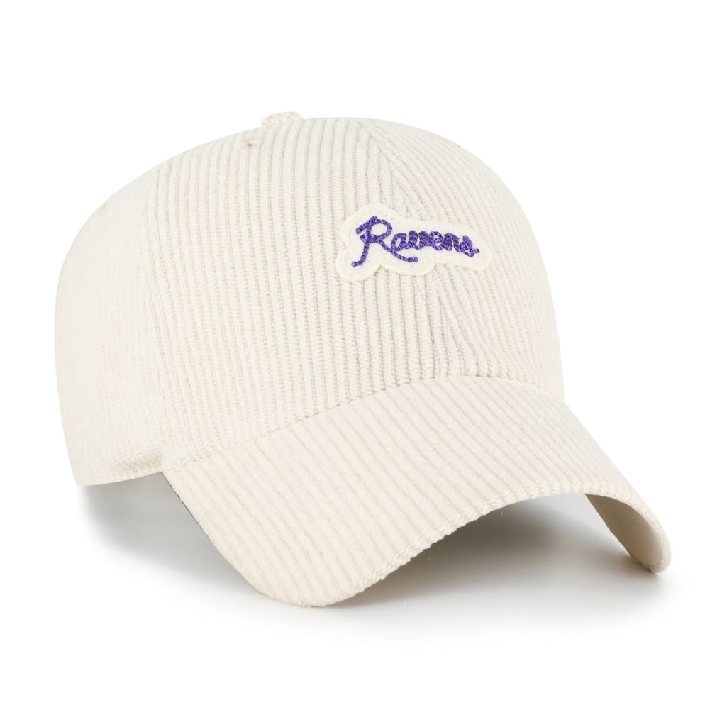 Baltimore Ravens '47 Women's Rope Script Clean Up Adjustable Hat - Natural