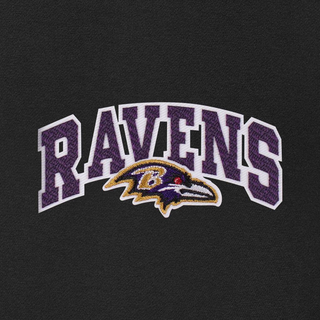 Baltimore Ravens Antigua Women's Victory Quarter-Zip Pullover - Black
