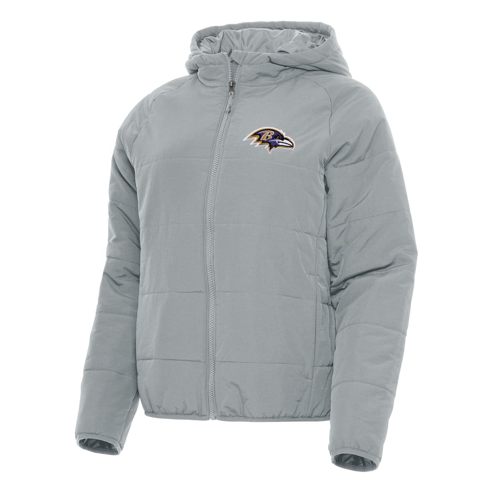  Baltimore Ravens Antigua Women's  Universe Full-Zip Hoodie Jacket - Gray
