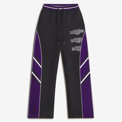  Baltimore Ravens Off Season x NFL Women's Colorblocked Fleece Pants - Black
