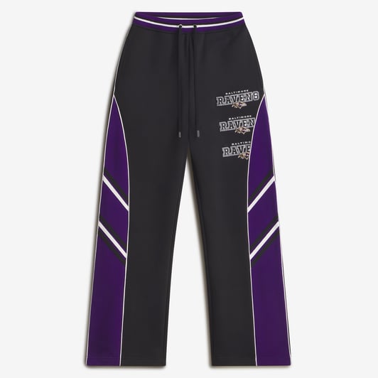  Baltimore Ravens Off Season x NFL Women's Colorblocked Fleece Pants - Black