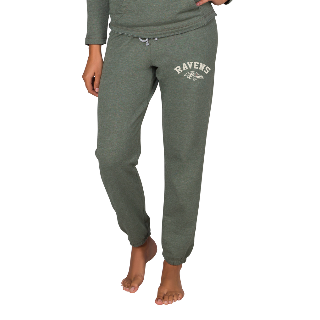 Baltimore Ravens Concepts Sport Women's Mainstream French Terry Tri-Blend Pants - Green