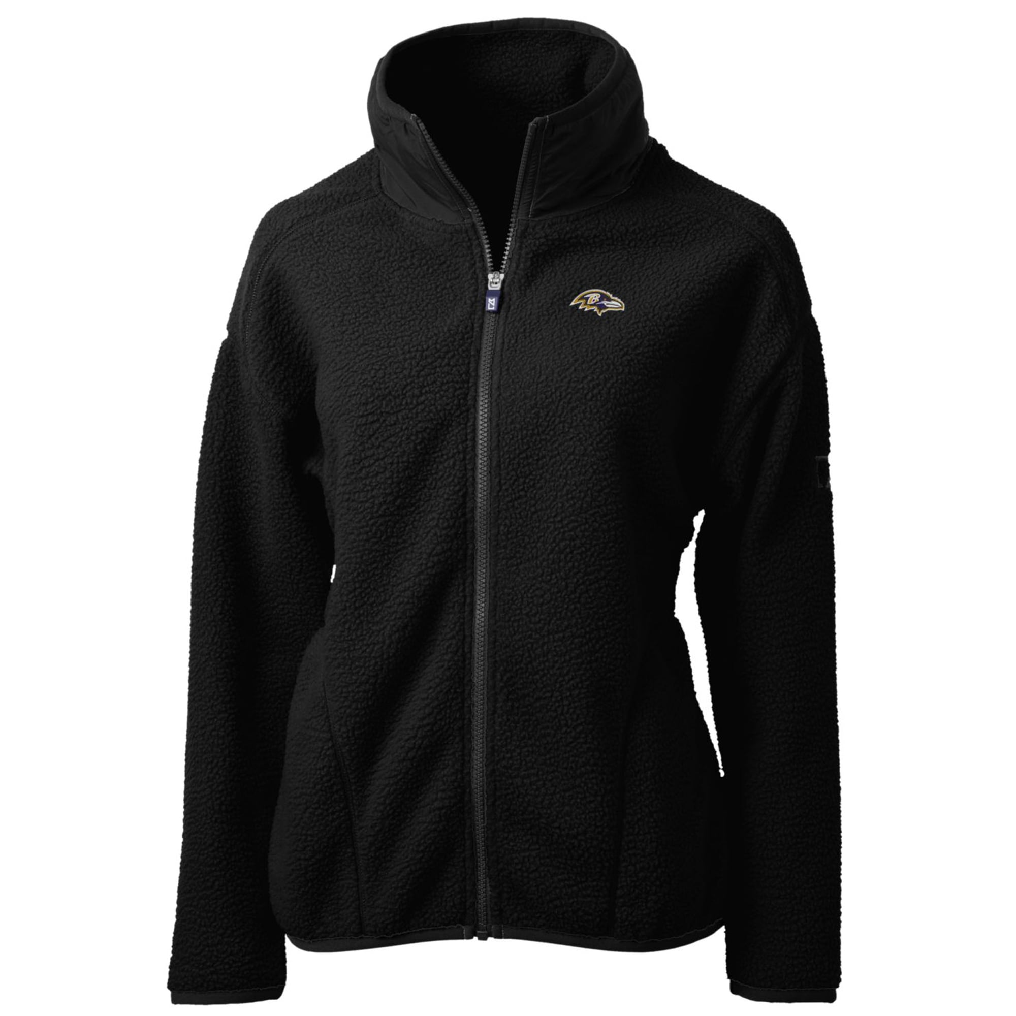 Women's Cutter & Buck Black Baltimore Ravens Cascade Eco Sherpa