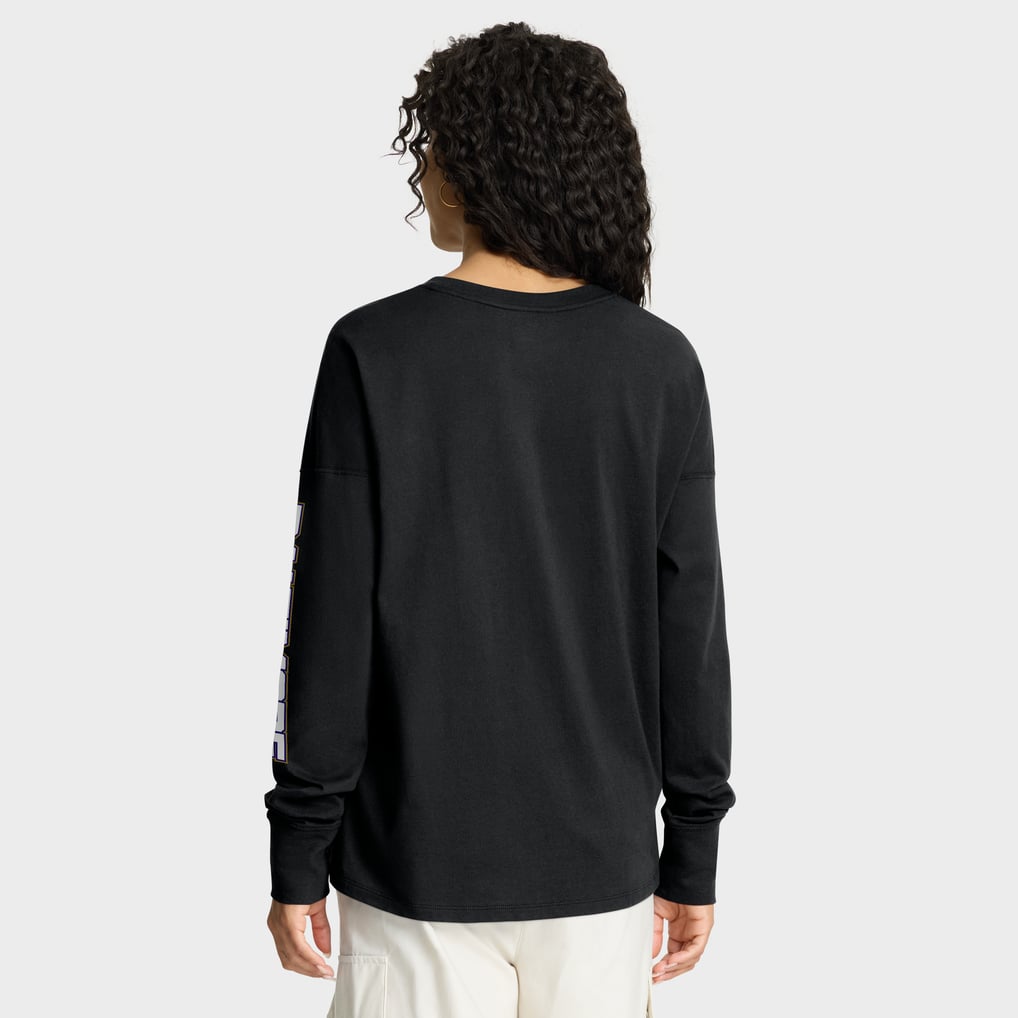 Baltimore Ravens Fanatics Women's Hometown Legacy Long Sleeve T-Shirt - Black