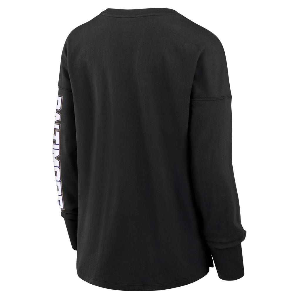 Baltimore Ravens Fanatics Women's Hometown Legacy Long Sleeve T-Shirt - Black
