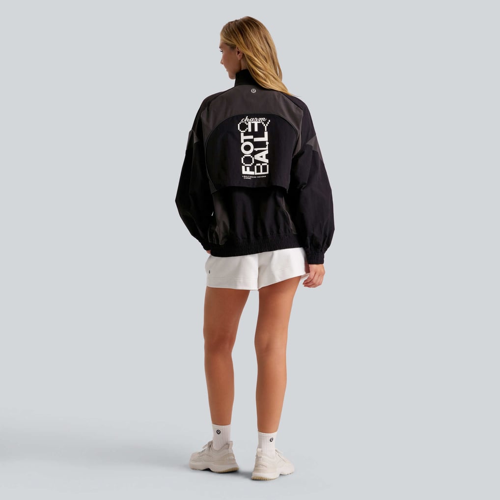 Baltimore Ravens lululemon Women's Ventilated Oversized Track Jacket - Black
