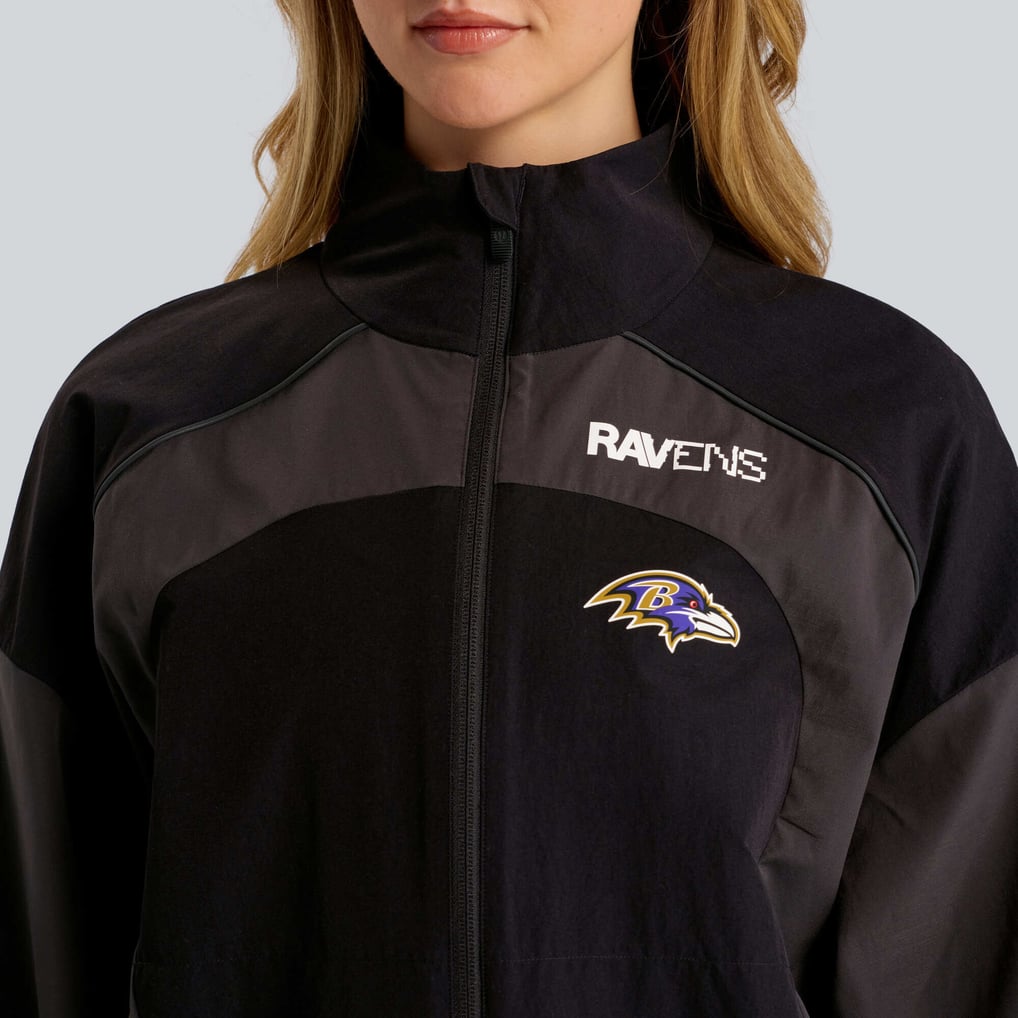 Baltimore Ravens lululemon Women's Ventilated Oversized Track Jacket - Black