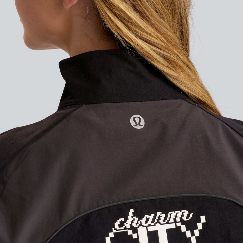 Baltimore Ravens lululemon Women's Ventilated Oversized Track Jacket - Black