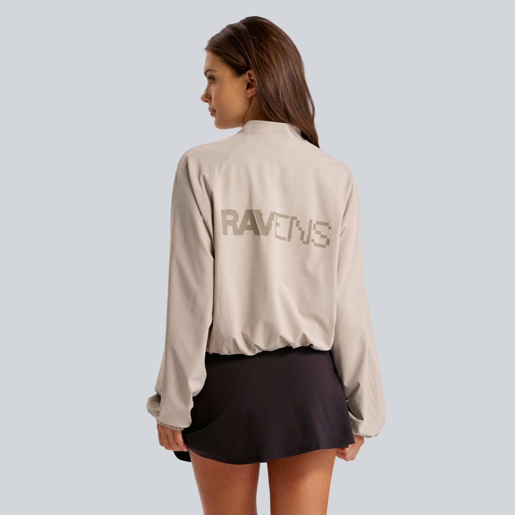  Baltimore Ravens lululemon Women's  Breezily Full-Zip Bomber Jacket - Downtown Tan