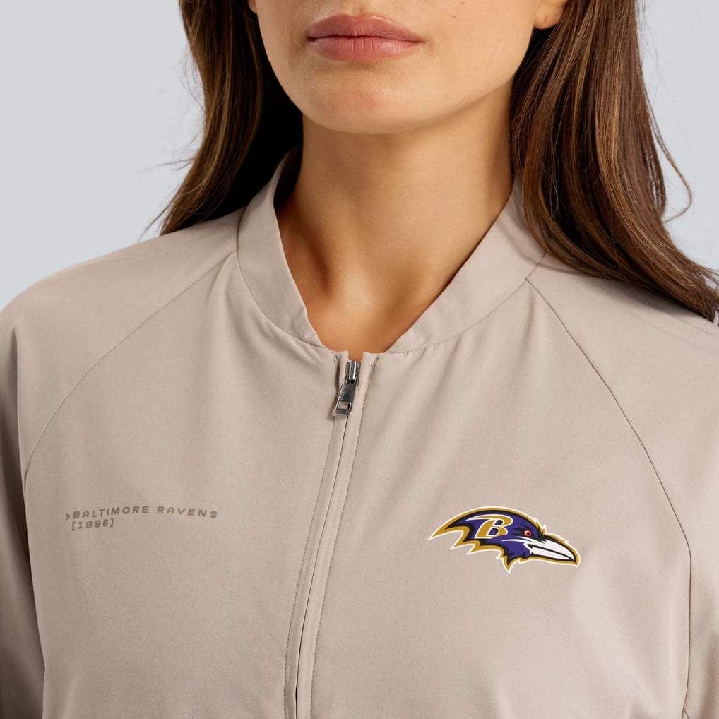  Baltimore Ravens lululemon Women's  Breezily Full-Zip Bomber Jacket - Downtown Tan