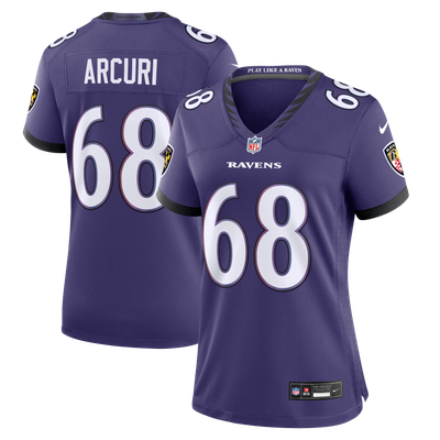 AJ Arcuri Baltimore Ravens Nike Women's Team Game Jersey - Purple