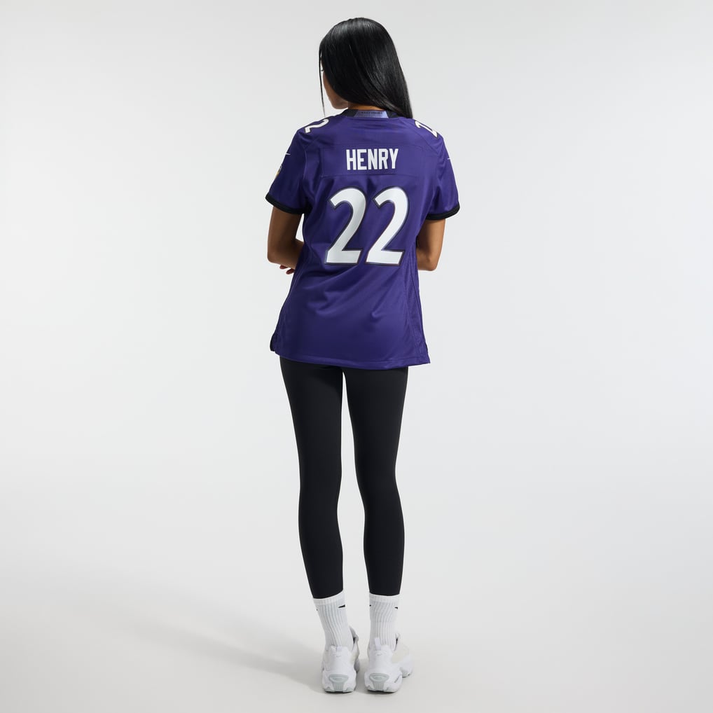 Derrick Henry Baltimore Ravens Nike Women's Team Game Jersey - Purple