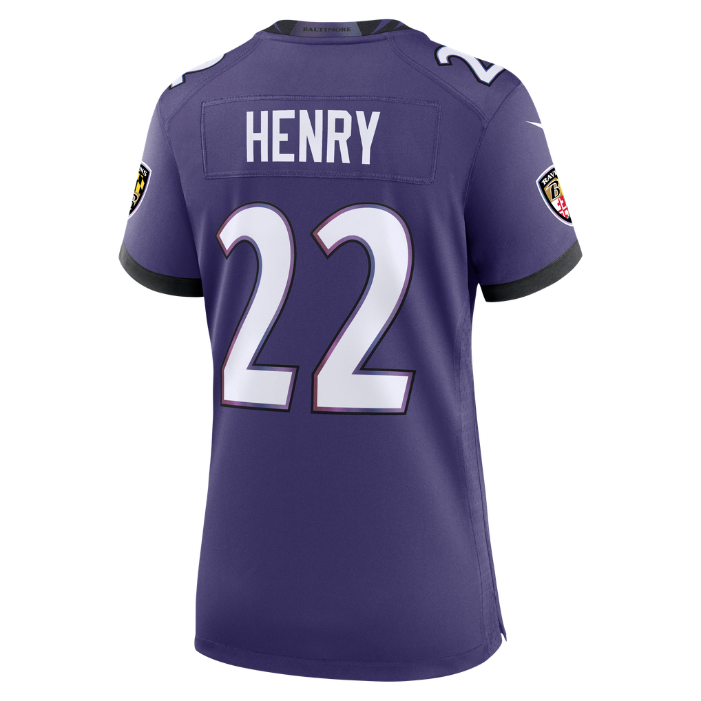 Derrick Henry Baltimore Ravens Nike Women's Team Game Jersey - Purple