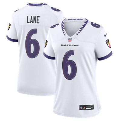 Ja'Kobi Lane Baltimore Ravens Nike Women's Game Jersey - White
