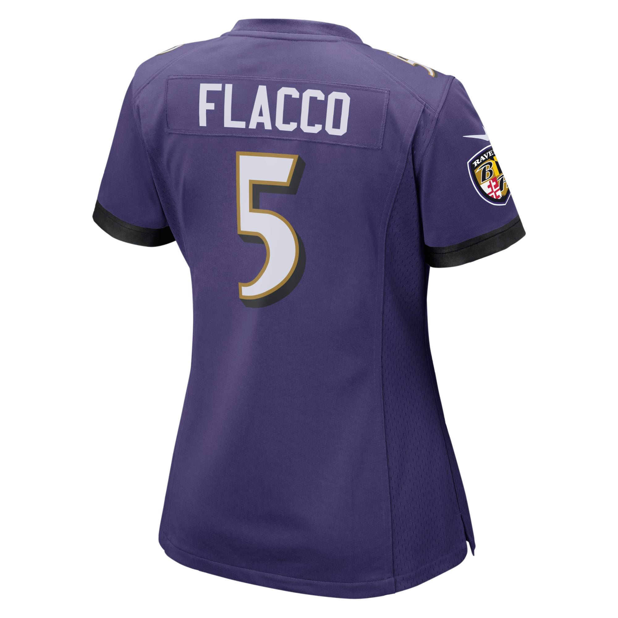 Women's Baltimore Ravens Joe Flacco Nike Purple Patch Game Jersey