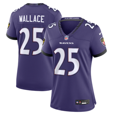 K'Von Wallace Baltimore Ravens Nike Women's Team Game Jersey - Purple