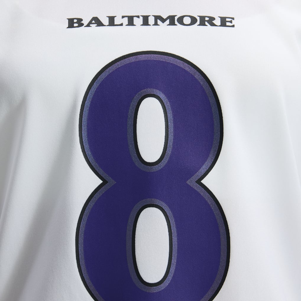 Lamar Jackson Baltimore Ravens Nike Women's Game Jersey - White