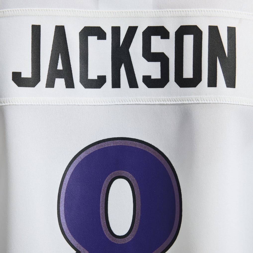 Lamar Jackson Baltimore Ravens Nike Women's Game Jersey - White