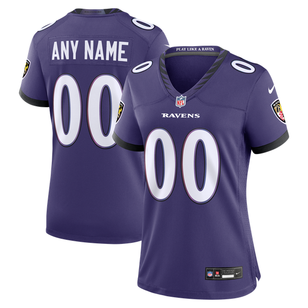 Jersey Personalizado Baltimore Ravens Dama Jersey Personalizado Baltimore Ravens Dama