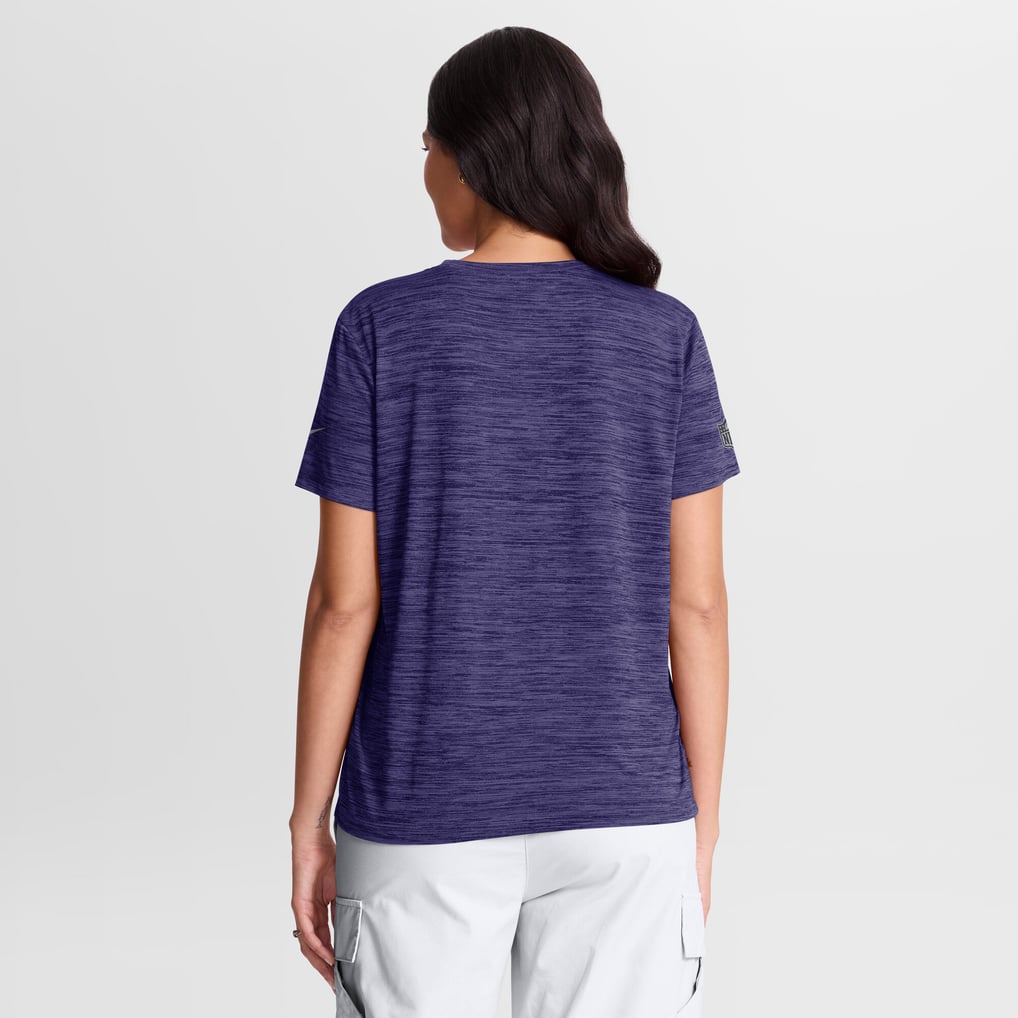 Baltimore Ravens Nike Women's Sideline Velocity Dri-FIT T-Shirt - Purple