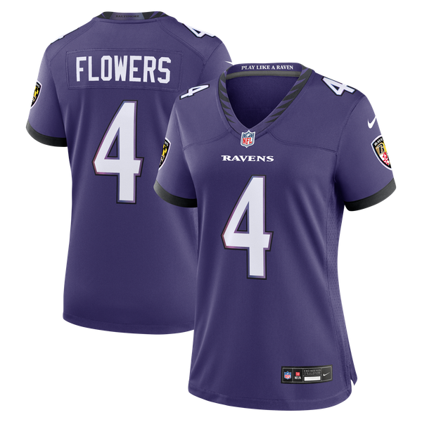 Jersey Zay Flowers Dama #4 Baltimore Ravens Jersey Zay Flowers Dama #4 Baltimore Ravens