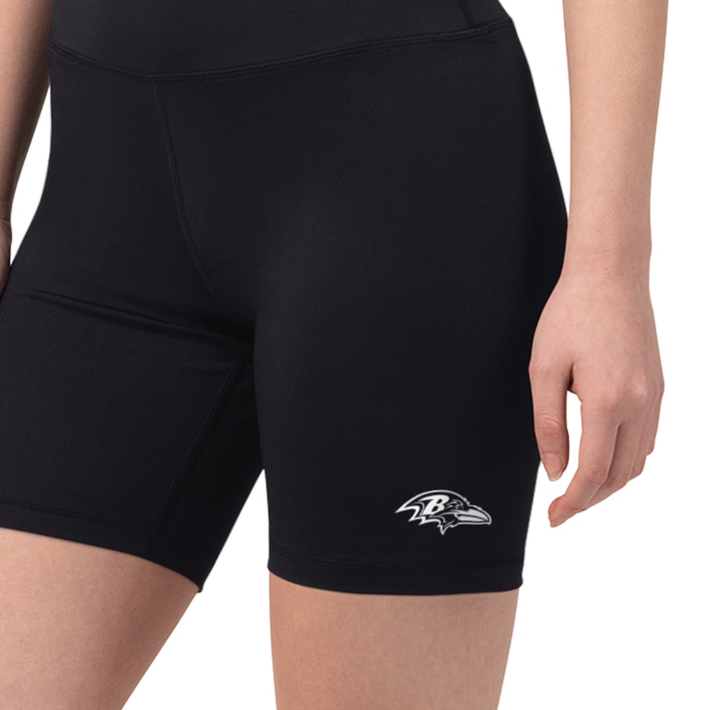 Baltimore Ravens Starter Women's Biker Shorts - Black
