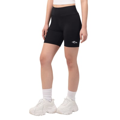Baltimore Ravens Starter Women's Biker Shorts - Black