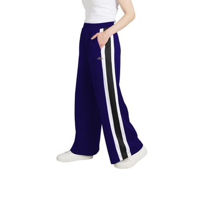  Baltimore Ravens WEAR by Erin Andrews Women's Stripe Track Pants - Purple