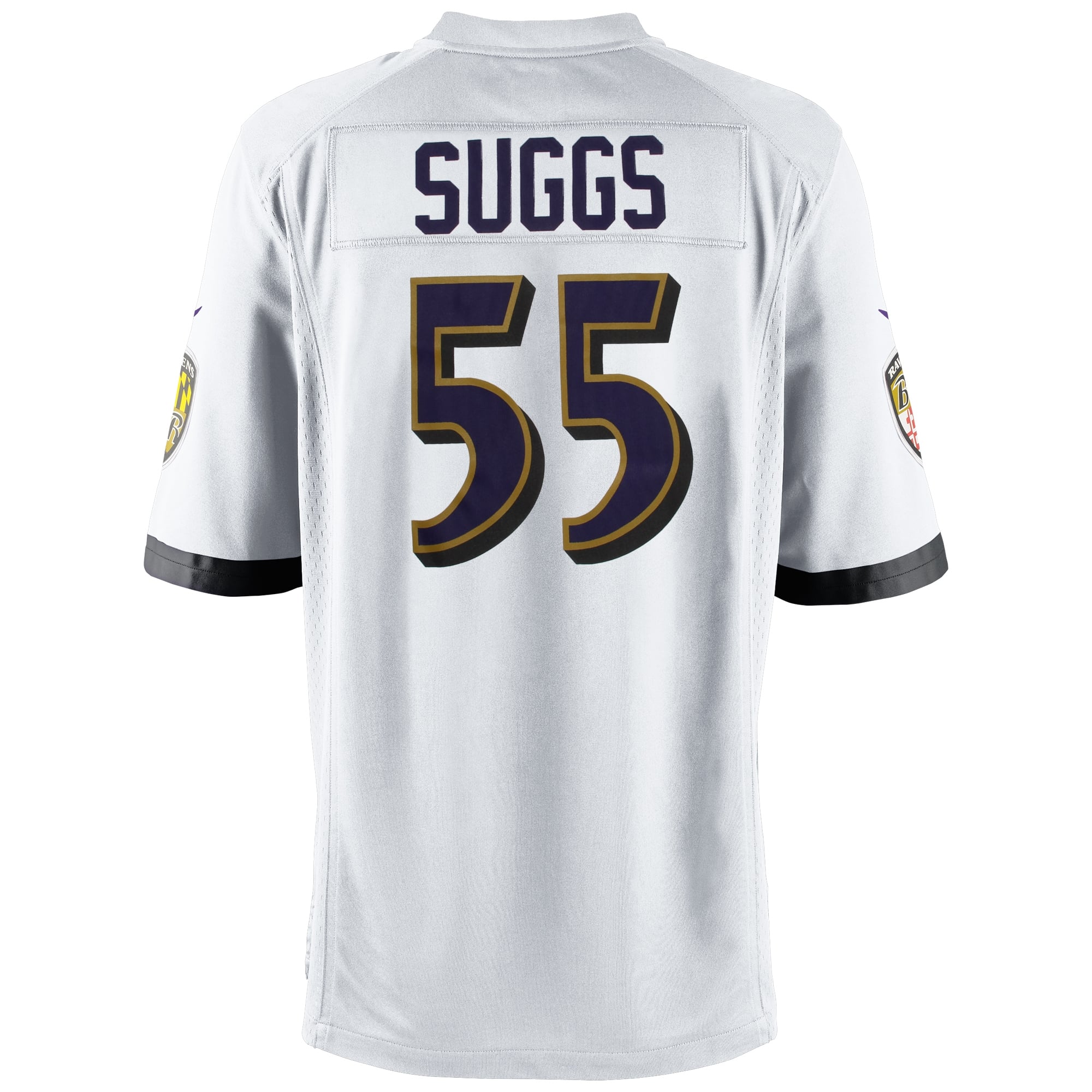 Youth Baltimore Ravens Terrell Suggs Nike White Game Jersey
