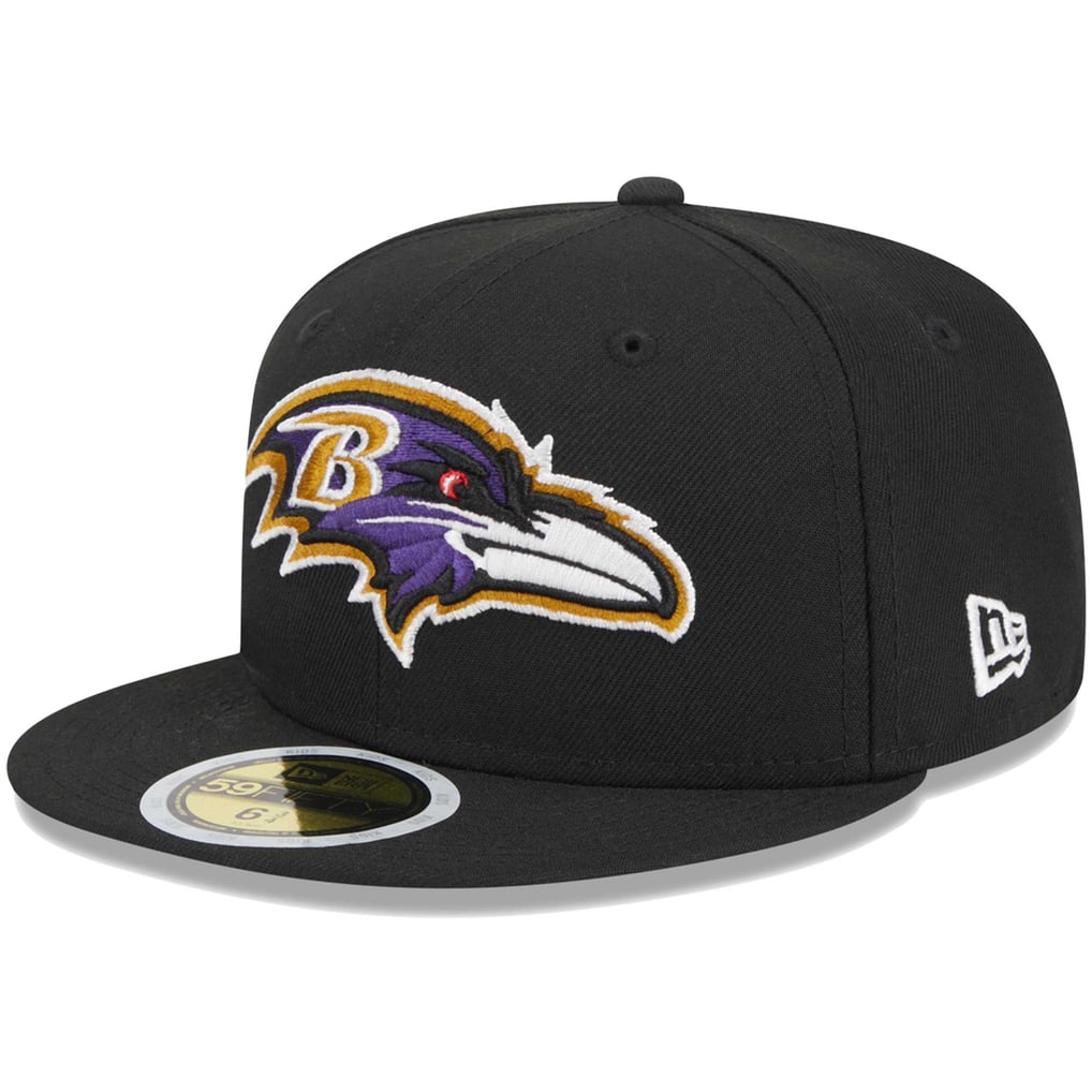 Baltimore Ravens New Era Youth  Main 59FIFTY Fitted Hat - Black