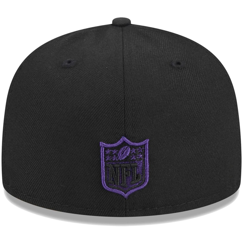 Baltimore Ravens New Era Youth  Main 59FIFTY Fitted Hat - Black