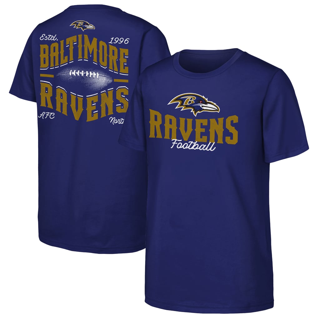  Baltimore Ravens Outerstuff Youth Top Pick T-Shirt - Purple