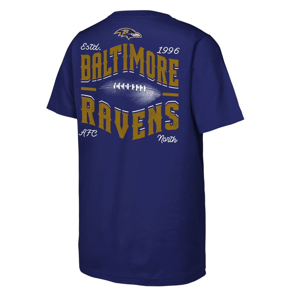  Baltimore Ravens Outerstuff Youth Top Pick T-Shirt - Purple
