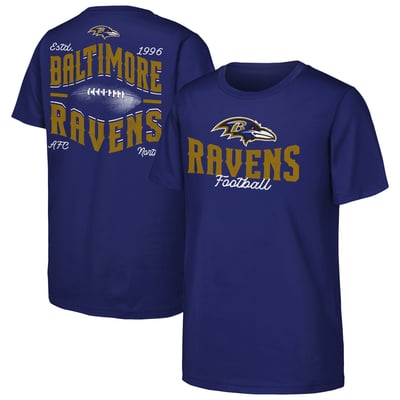  Baltimore Ravens Outerstuff Youth Top Pick T-Shirt - Purple