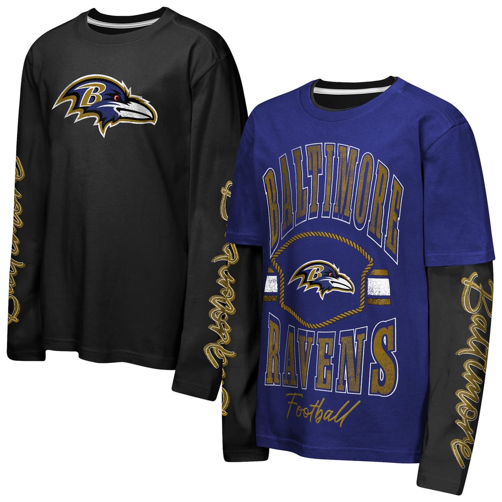 Baltimore Ravens Outerstuff Youth Motion Combo Set - Purple/Black