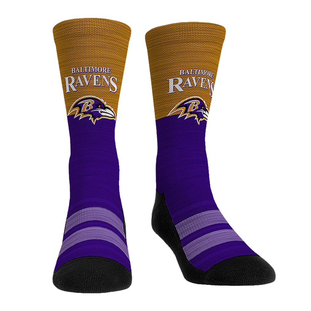  Baltimore Ravens Rock Em Youth Throwback Three-Pack Crew Sock Set - 