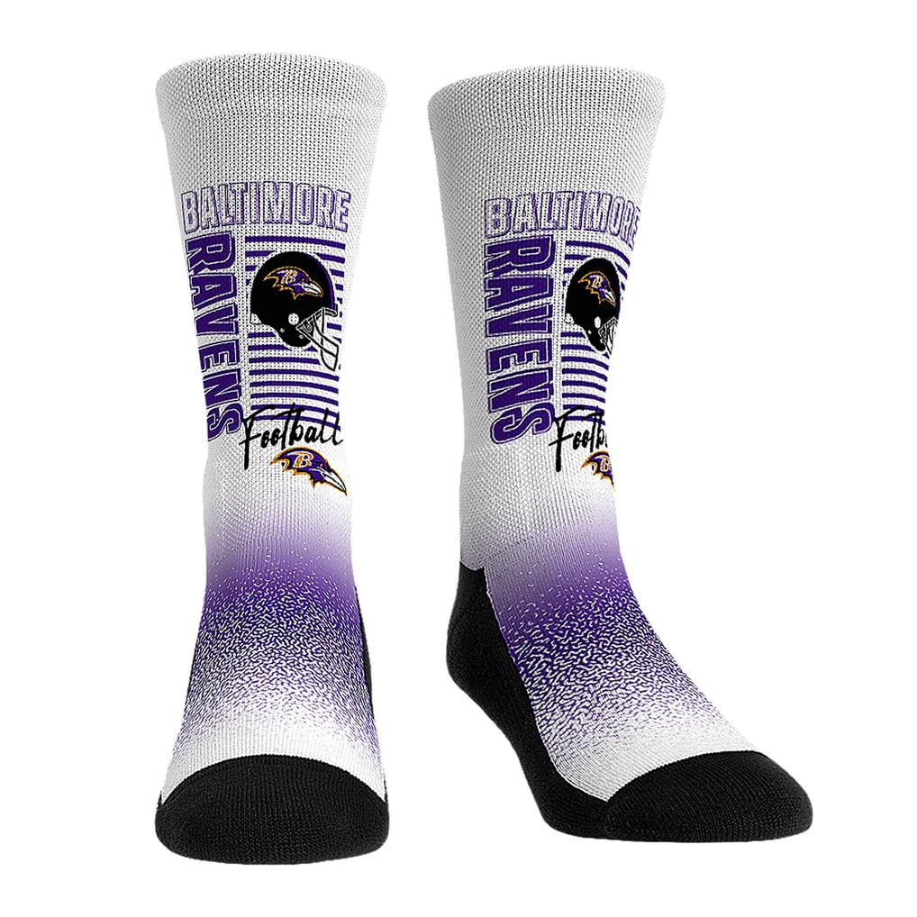  Baltimore Ravens Rock Em Youth Throwback Three-Pack Crew Sock Set - 