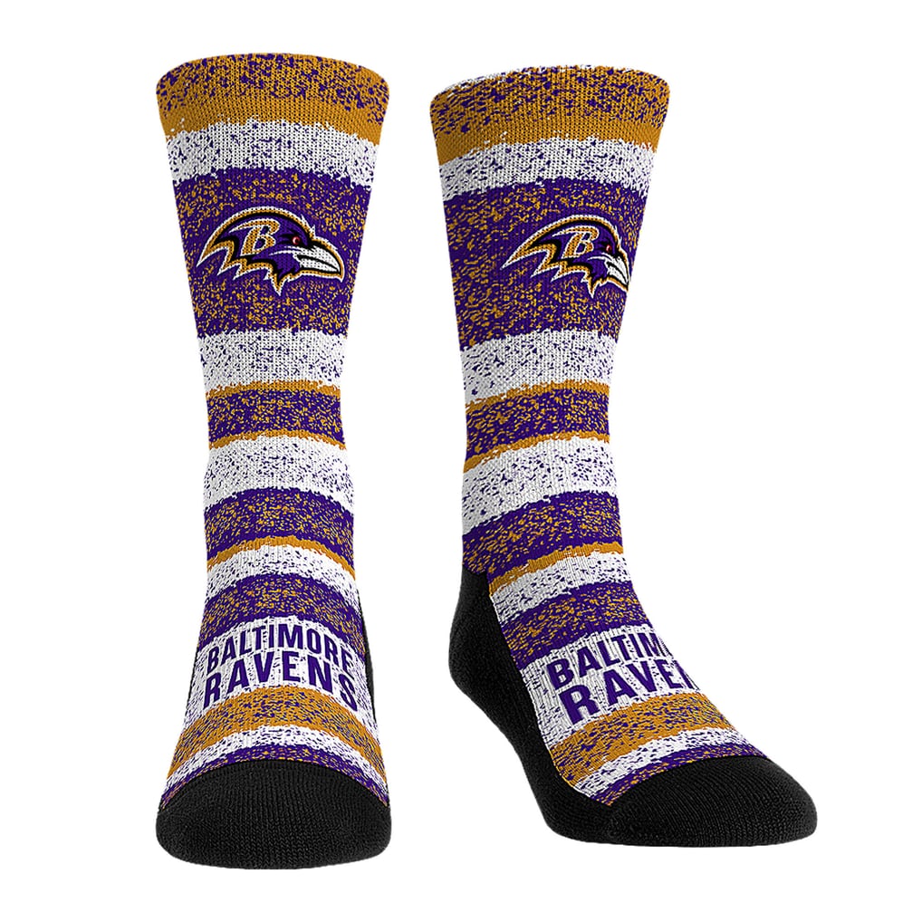  Baltimore Ravens Rock Em Youth Throwback Three-Pack Crew Sock Set - 