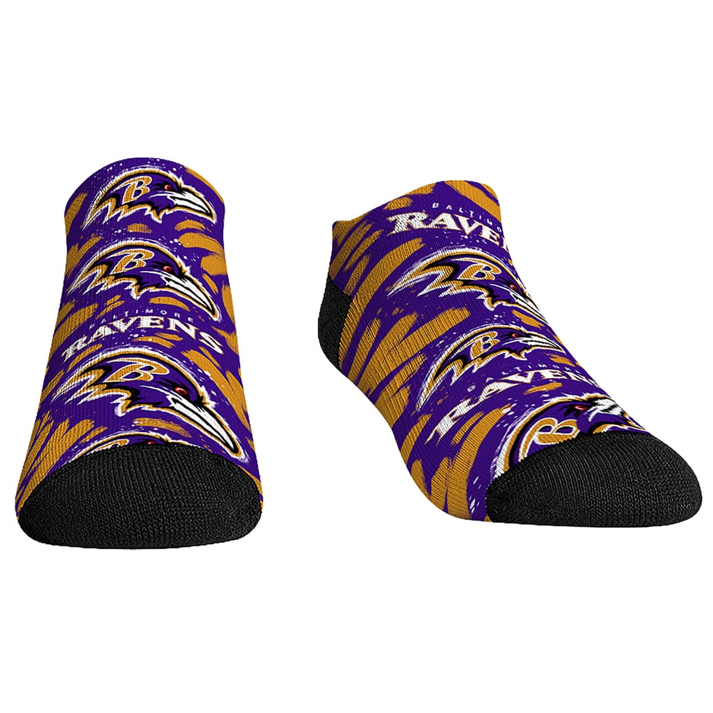  Baltimore Ravens Rock Em Youth Make Some Noise Three-Pack Low-Cut Socks Set - Purple